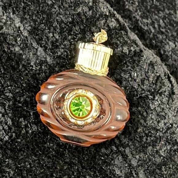 Vtg  J Two New York Black Maroon Cardigan Sweater w Perfume Bottle Buttons LARGE - Picture 4 of 12